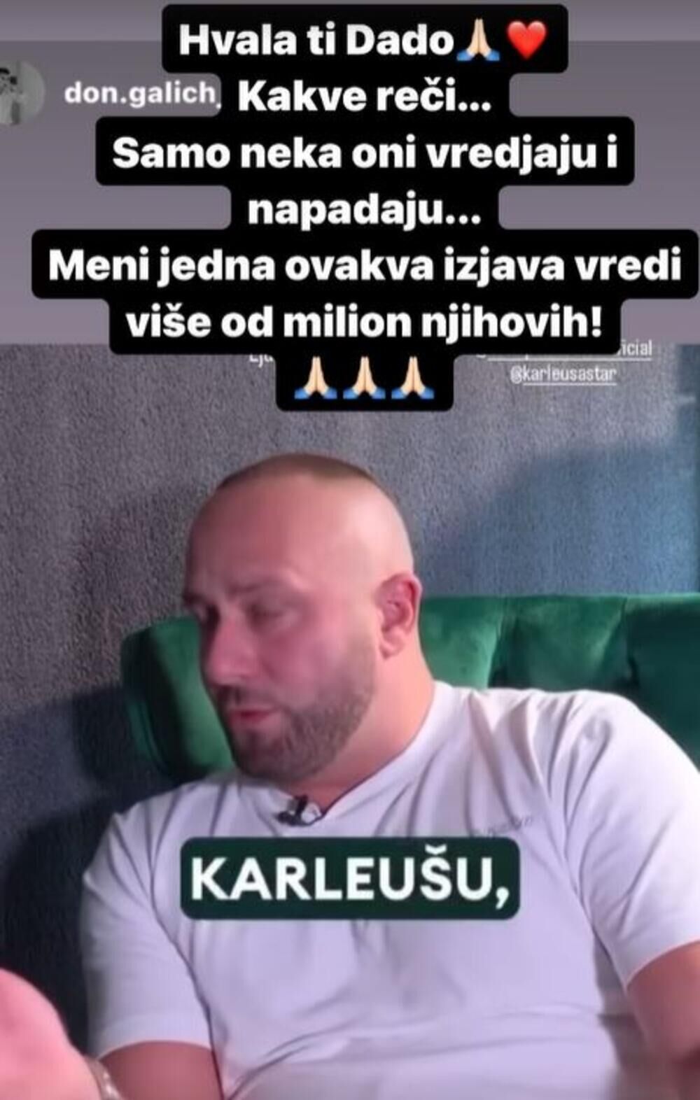 Pevač je govorio o Jeleni Karleuši