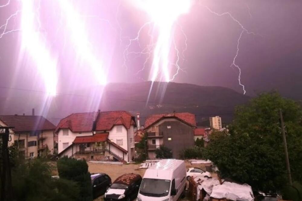 Mrežama kruže snimci nevremena u Užicu: Jaka oluja "sprala" tropsku žegu, temperatura pala na 19 stepeni! (VIDEO)