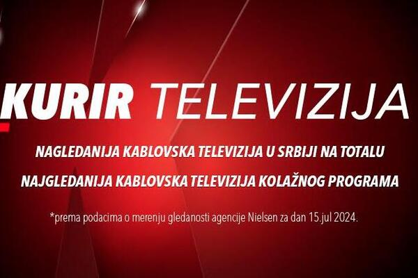 KURIR TELEVIZIJA – NAJGLEDANIJA KABLOVSKA TELEVIZIJA U SRBIJI!