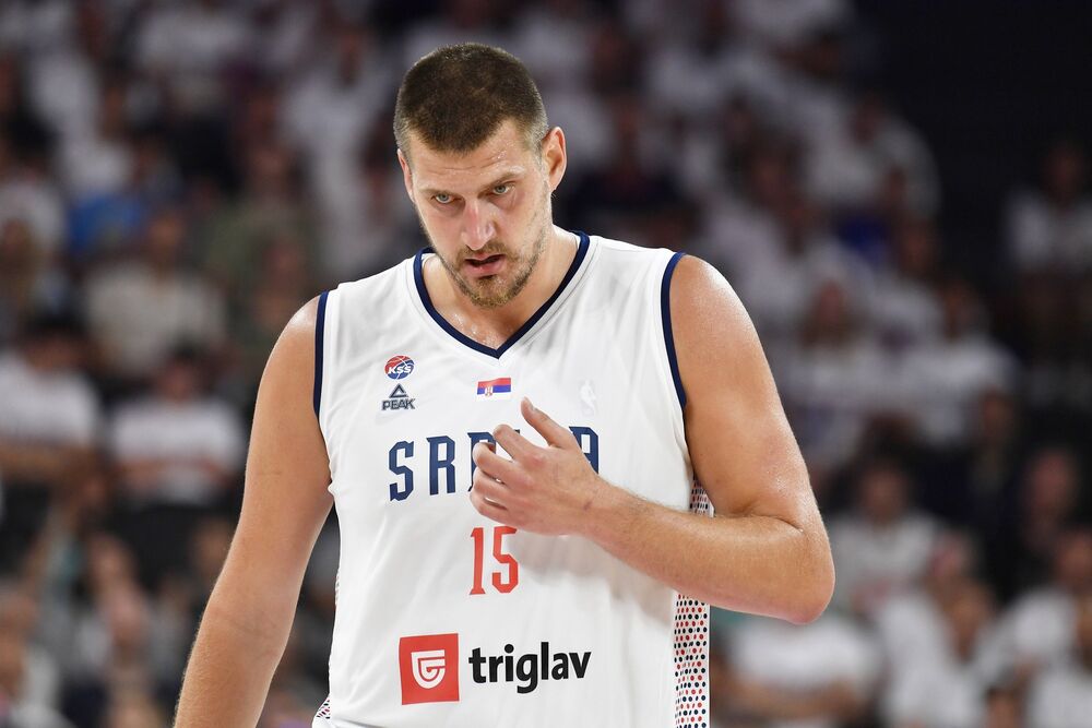 Nikola Jokić u dresu reprezentacije Srbije 