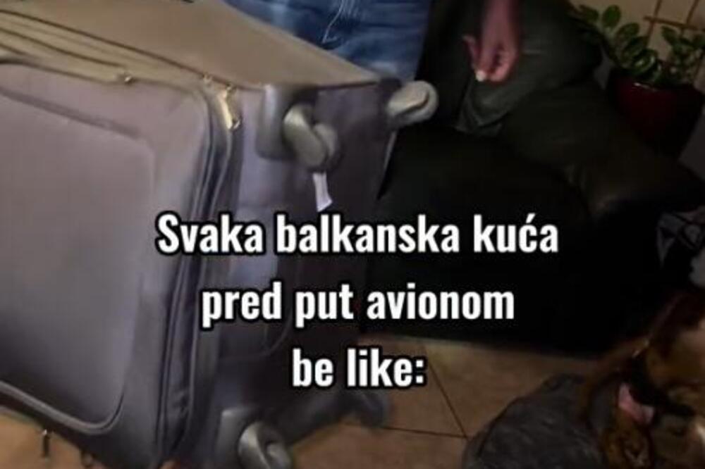 "Uvek ista priča!": Snimak nasmejao naciju, evo kako se ljudi sa Balkana pakuju za avion, svi rade ovo (VIDEO)