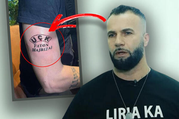Sada tetoviraju ime Fatona koji je ubio srpskog policajca Nikolu: Hajrizi postao junak, šok! (FOTO)