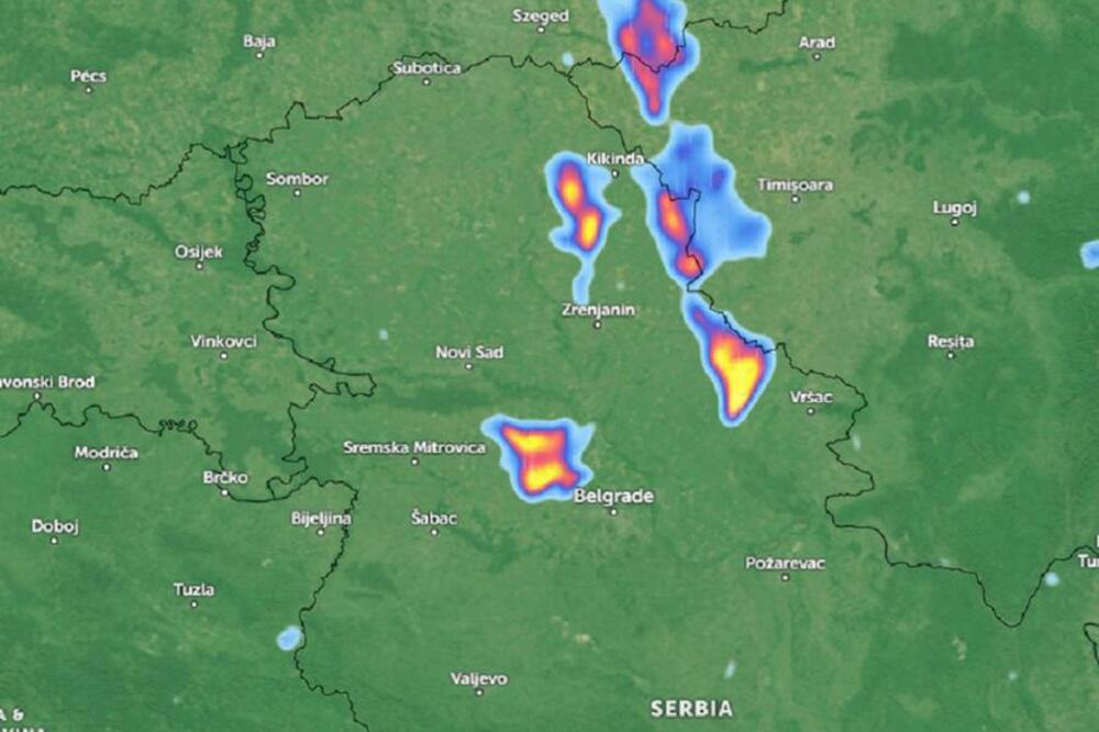 Nad Srbijom su trenutno 3 oluje: Evo ko treba da se spremi za pljuskove