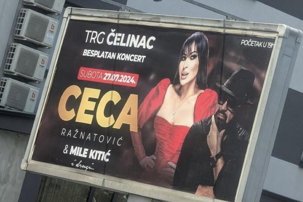 Iz opštine Čelinac najavili Cecu na koncertu, a ona negira: Umesto nje pevala Karleuša, ko sad ovde laže?