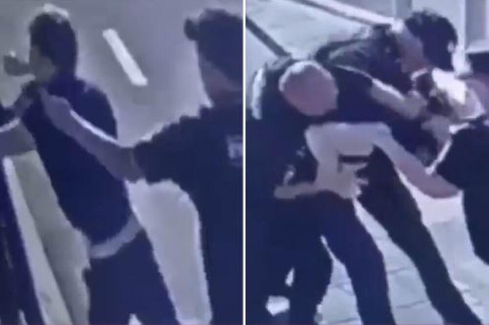 Uhapšen sin moćnog oligarha! Nasrnuo na policiju, pa popio batine - pesnice sevale na sve strane (VIDEO)