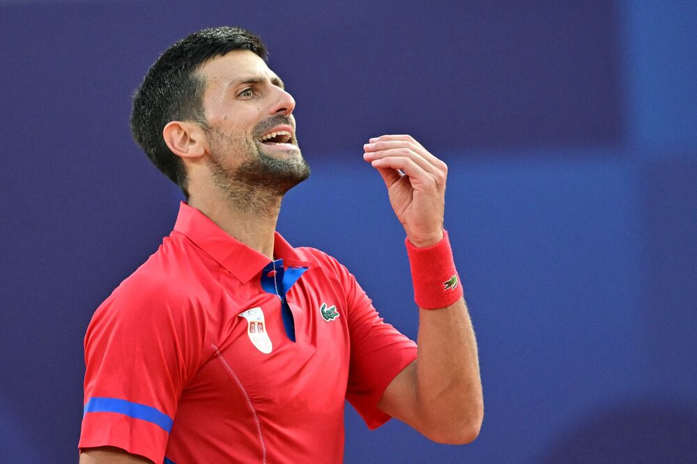 Novak Đoković tokom polufinala Olimpijskih igara u Parizu