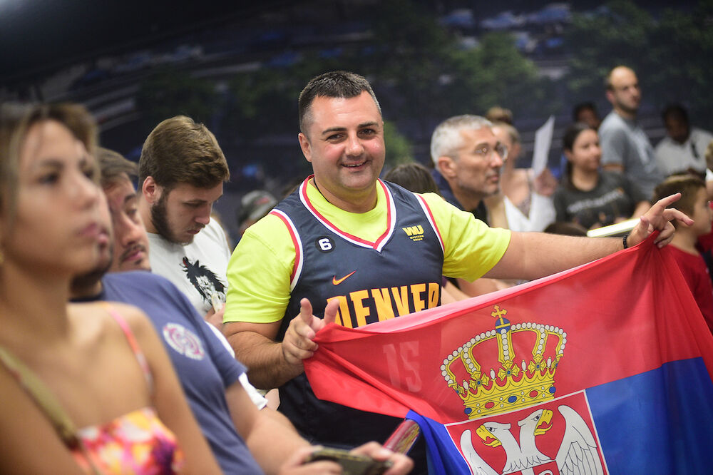 Košarkaška reprezentacija Srbije, Aerodrom, Doček