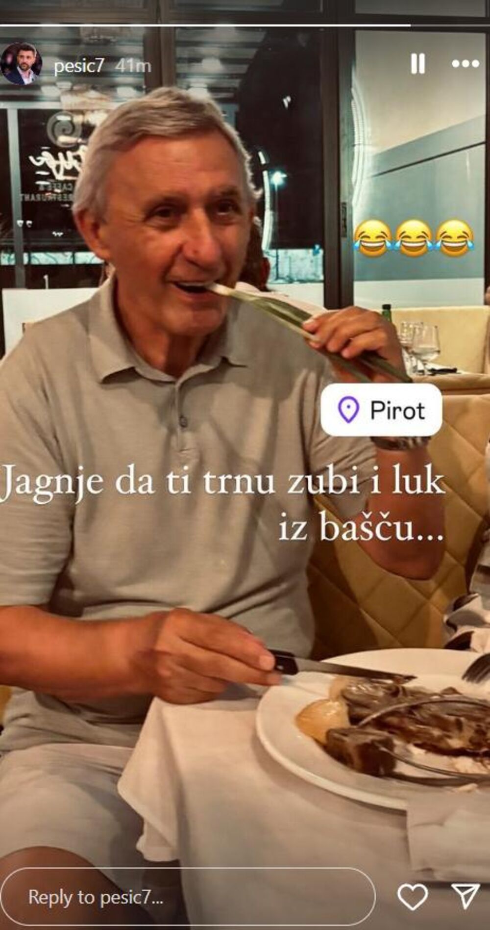 Objava Marka Pešića