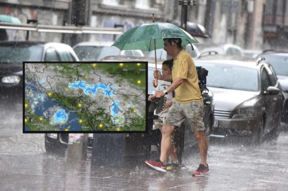 Pašće još 40 litara kiše u Srbiji: Uskoro jake padavine, a evo i gde