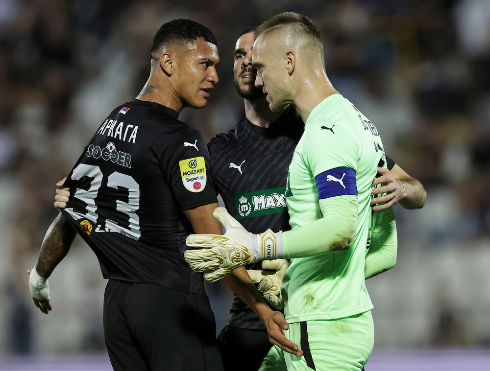 Aleksandar Jovanović, Kervin Arijaga, Nihad Mujakić, FK Partizan