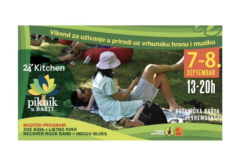 ZA VIKEND PIKNIK U BOTANIČKOJ BAŠTI POSEBNA PRILIKA ZA UŽIVANJE U PRIRODI UZ ODLIČNU HRANU I MUZIKU