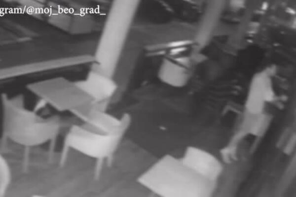 Momak i devojka opljačkali restoran u Beogradu! Izašli sa crnim džakovima, videli se jasno kao dan (VIDEO)