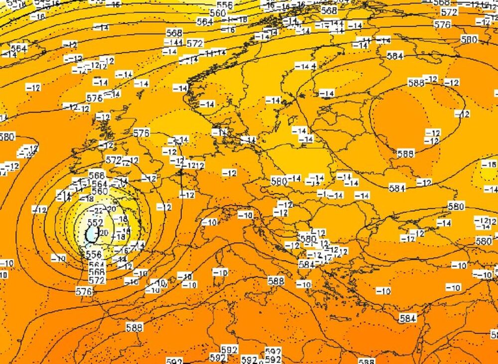  Srbija je pod uticajem snažnog ciklona sa zapada Evrope