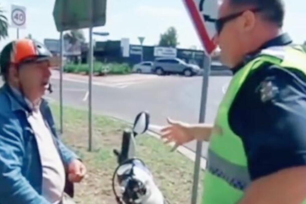 Bosanca policajac uhvatio bez dozvole i registracije: Nećete verovati kako mu je odbrusio, hit na mrežama (VIDEO)