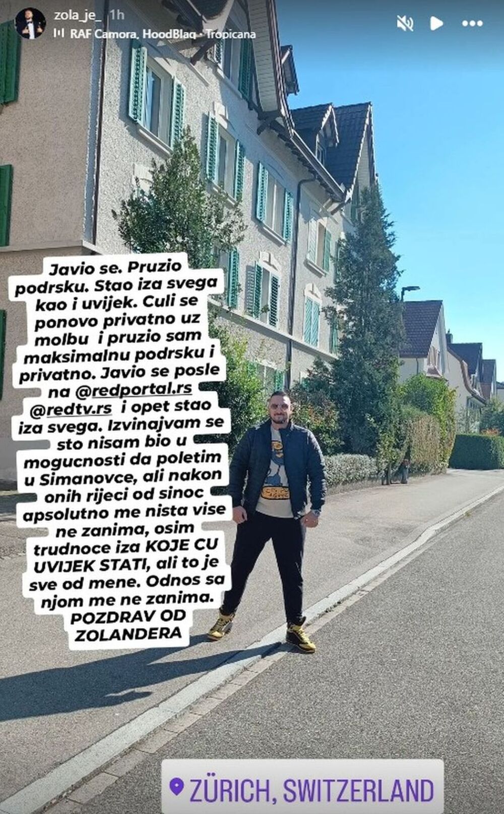 Zolino oglašavanje na instagramu