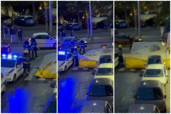 Drama na Vračaru: Muškarac pretio da će skočiti sa zgrade, policija, hitna i vatrogasci brzo izašli na teren! VIDEO