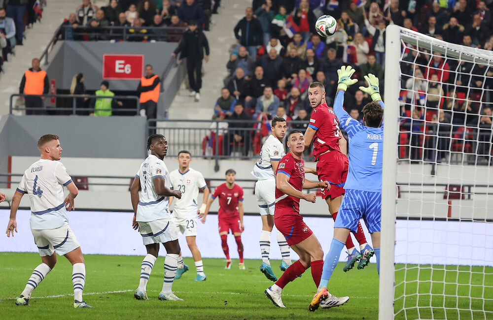 Fudbalska reprezentacija Švajcarske, Fudbalska reprezentacija Srbije, Liga nacija