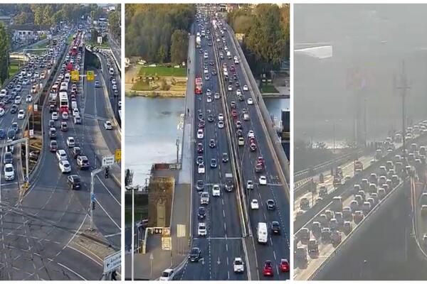 Beograd paralisan od ranog jutra! Nepregledne kolone na Autokomandi, Gazeli i Brankovom mostu, OPŠTI KOLAPS (FOTO)