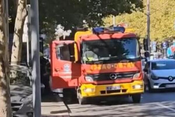 Izbio požar u kineskoj robnoj kući "Panda": Vatrogasci na licu mesta (VIDEO)