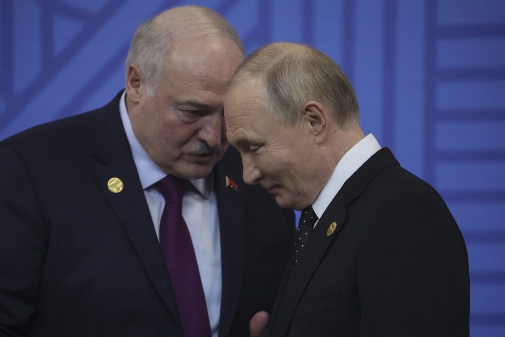 Vladimir Putin i Aleksandar Lukašenko 