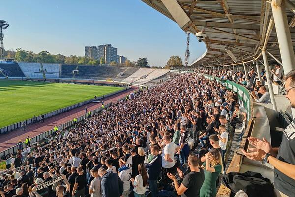 Grobari prekinuli bojkot, stadion Partizana odlično popunjen (Foto)