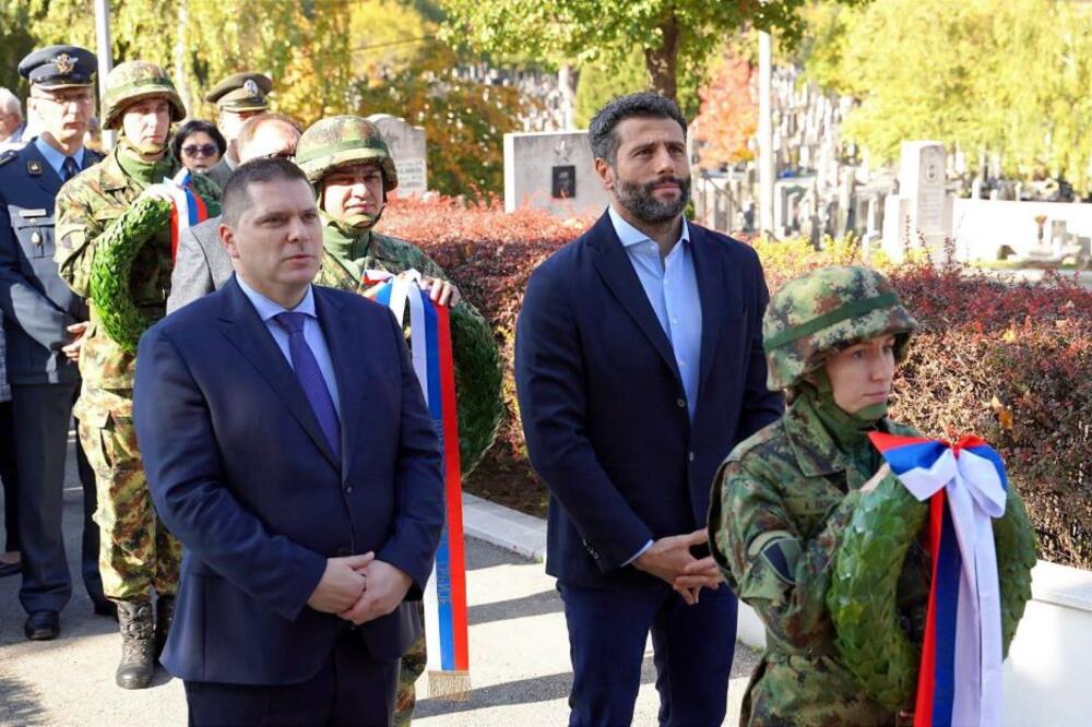 Šapić i Nikodijević položili venac povodom Dana oslobođenja Beograda u Prvom svetskom ratu (FOTO)