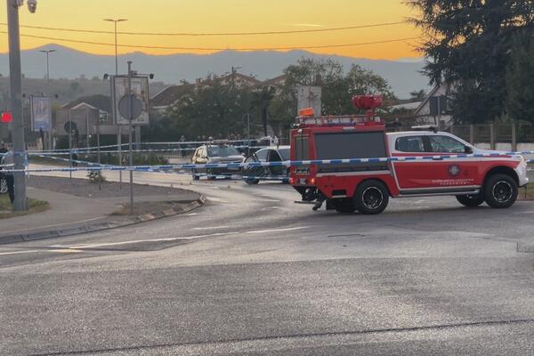 Prve fotografije sa mesta ubistva kavčana u Podgorici: Maskirani napadači izrešetali BMW, ovo su detalji drame