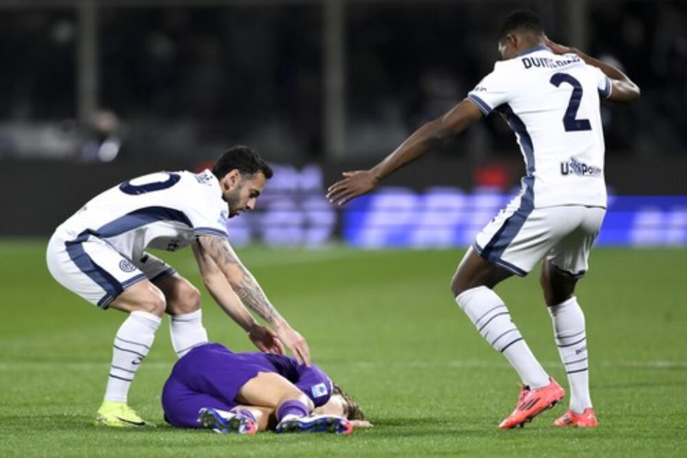 Ovo se čekalo: Fiorentina otkrila u kakvom se stanju nalazi Bove nakon što se srušio na teren!