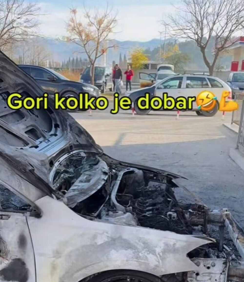 Zapaljen automobil Jodžira