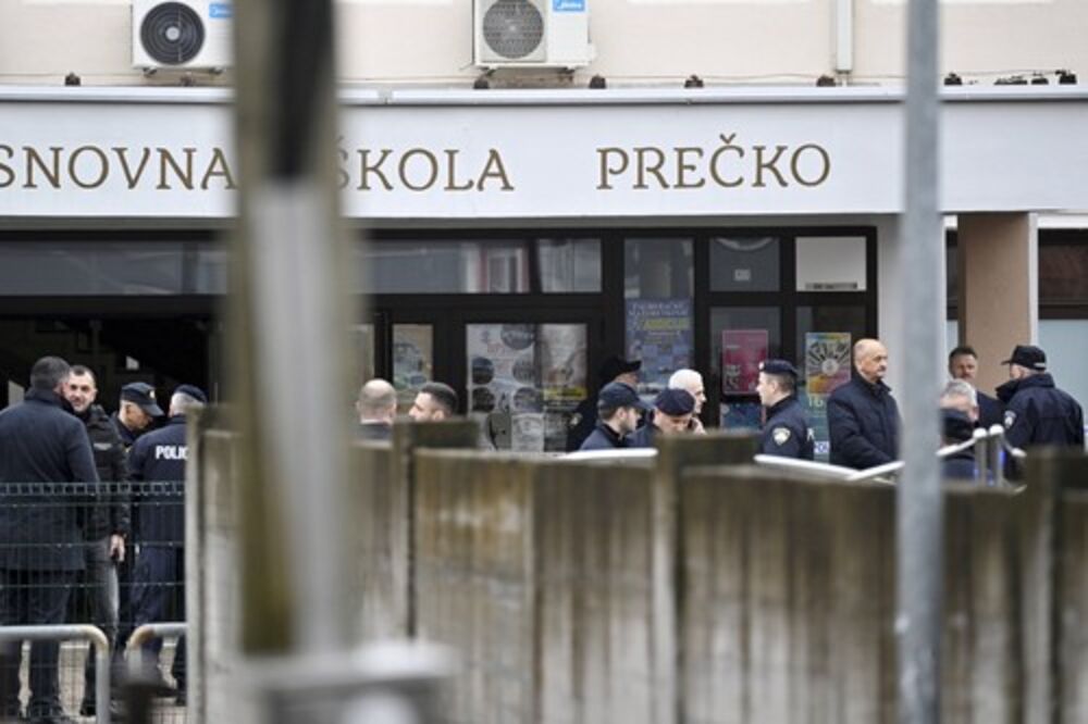 Fotografija sa mesta nesreće u Zagrebu