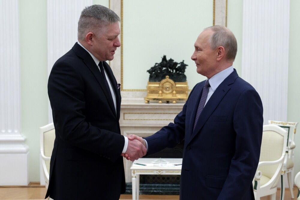 Robert Fico i Vladimir Putin 