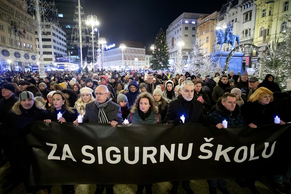 Protest u Zagrebu 