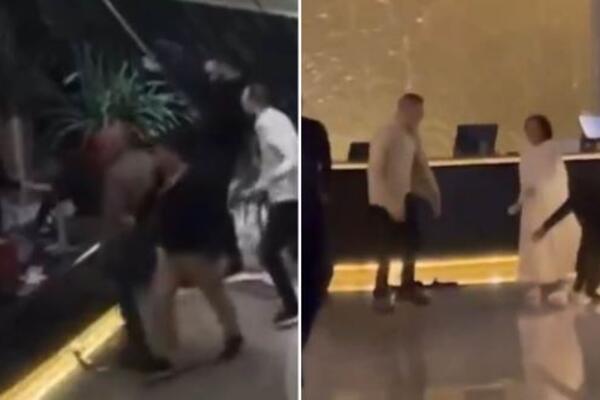 Novi snimak tuče u beogradskom hotelu za Novu godinu: Pesnice samo sevale, ne zna ko je koga tu udarao! (VIDEO)