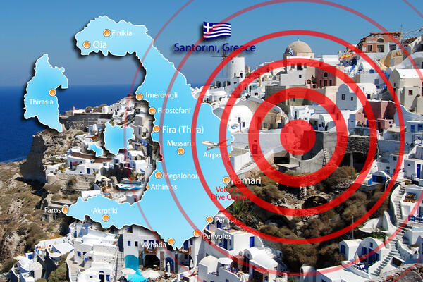 Tlo ne miruje! Novi snažan zemljotres pogodio Santorini - od kraja januara se treslo skoro 13.000 puta!